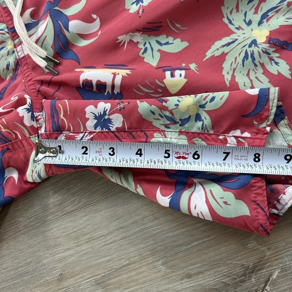 Polo Ralph Lauren Swim Trunks‎ Mens Large Red Floral Tropical Shorts Lined